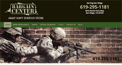 Desktop Screenshot of bargaincentersd.com